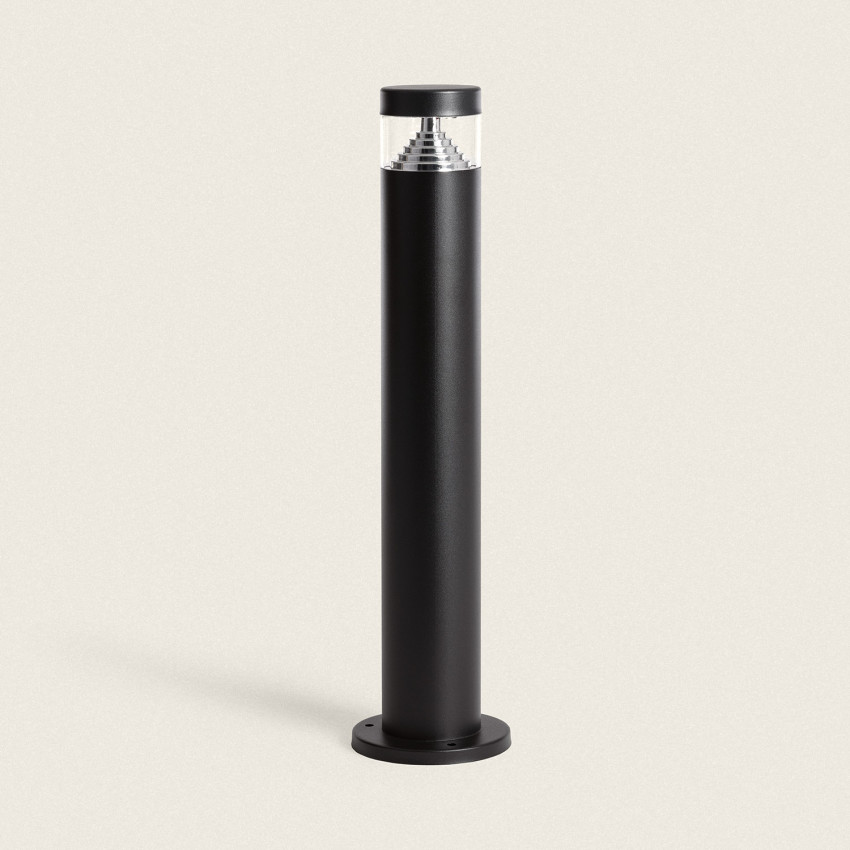 Baliza Exterior LED 6W Superfície de Pé 50cm Inti Inox Preta 