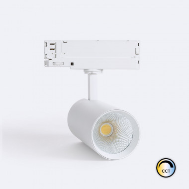 Foco Carril LED Trifásico 30W Carlo CCT Seleccionável No Flicker Branco