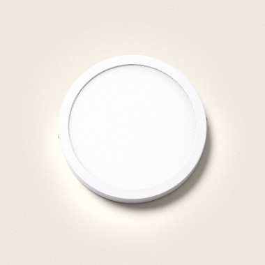 Produto de Plafón LED 18W Circular Superslim (CRI90) Microprismático CCT Seleccionável (UGR17) Ø205 mm