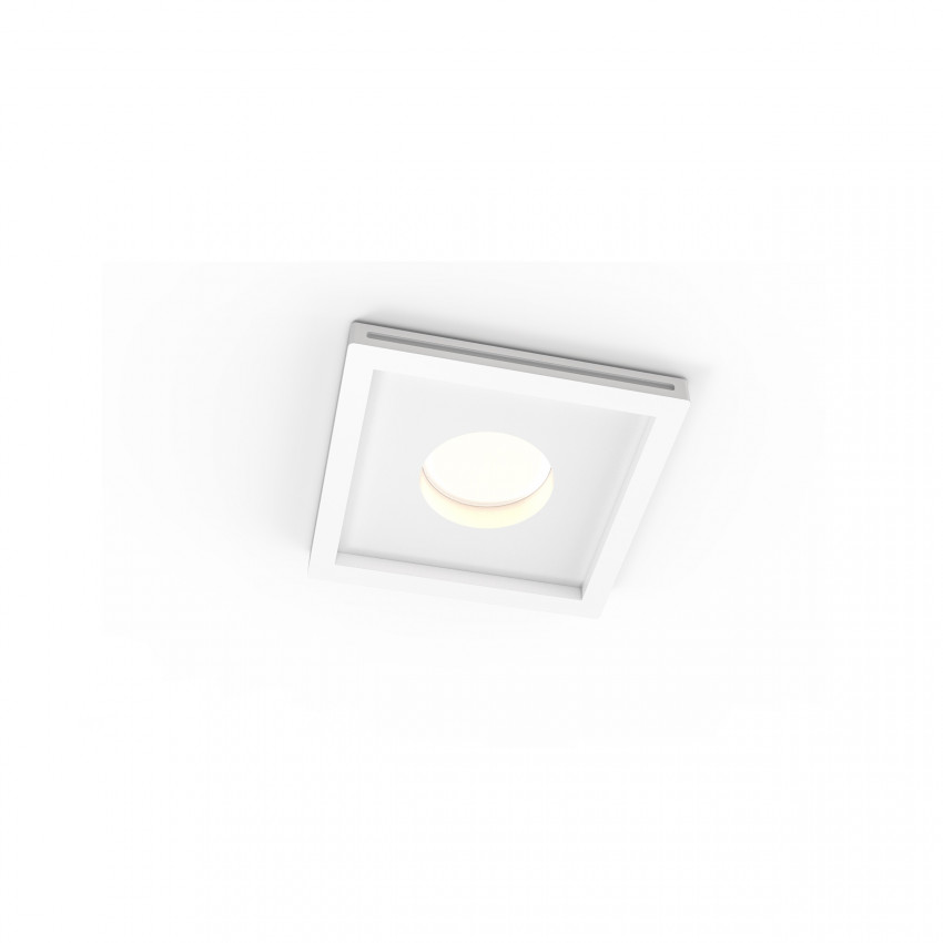 Aro Downlight Integração Gesso/Pladur para Lâmpada LED GU10 / GU5.3  Corte 125x125 mm UGR17