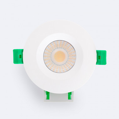 Producto de Downlight LED 5-8W Ignífugo Circular 4CCT (Cálido-Neutro) Regulable IP65 Corte Ø70 mm