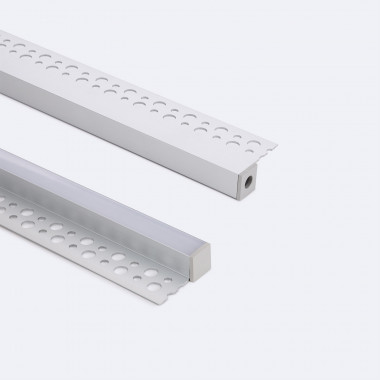 Produto de Perfil de Alumínio Integração em Gesso/Pladur para Fitas LED Até 8 mm