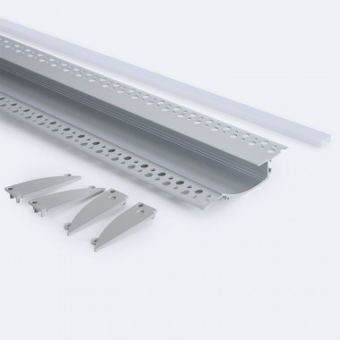 Producto de Perfil Aluminio Empotrable Para Escayola/Pladur Para Tira LED hasta 12mm