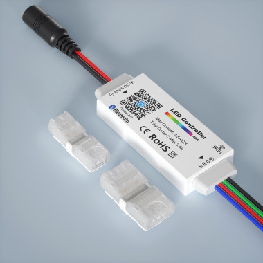 Controlador Regulador WiFi Tira LED RGB 5/24V DC