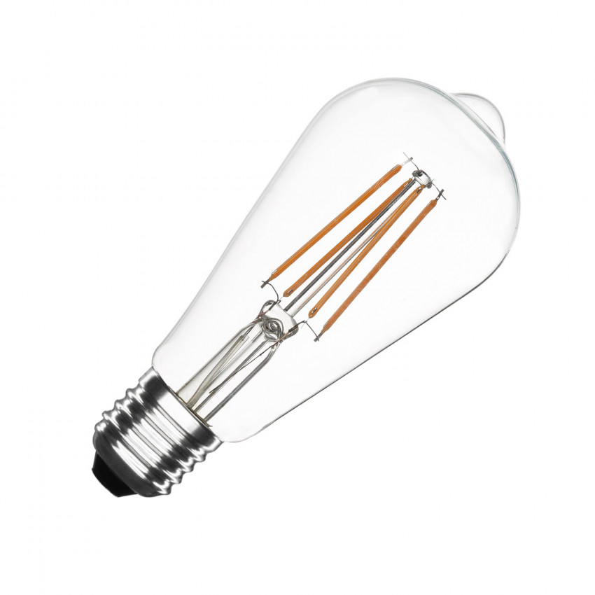 Bombilla Filamento LED E27 6W 720 lm ST64 