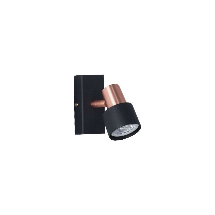 Aplique de Pared Orientable Metal Albus Black Rose 1 Foco