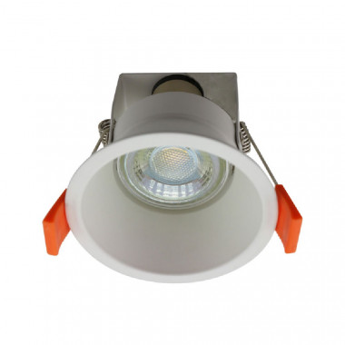 Aro Downlight Circular para Bombilla LED GU10 Corte Ø 80 mm Deep