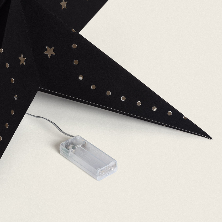 Producto de Estrella LED Papel con Batería 60 cm Wensha