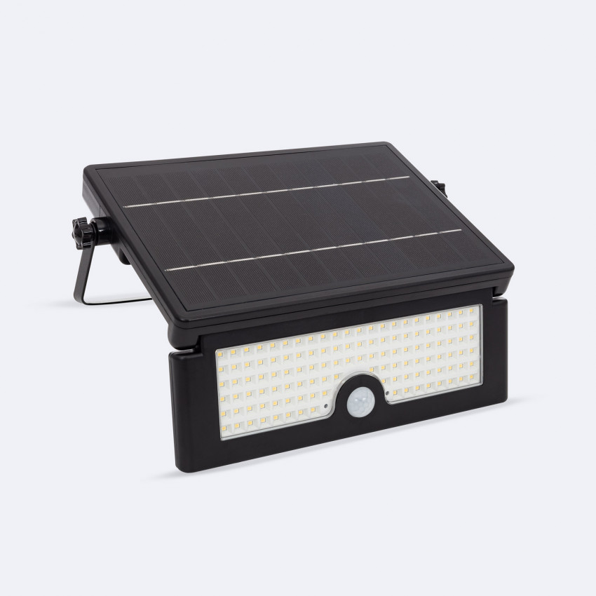 Produto de Foco Projetor LED Solar 10W IP54 com Sensor de Movimento PIR e Crepuscular 