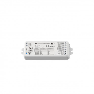 Producto de Controlador Regulador LED WiFi 5 en 1 para tira Monocolor/CCT/RGB/RGBW/RGBWW 12/24V DC