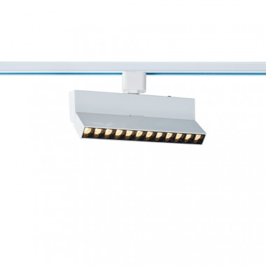 Foco Carril Lineal LED Monofásico 12W Regulable CCT Seleccionable No Flicker Elegant Optic Blanco