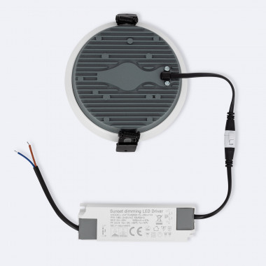 Produto de Placa LED 24W Circular Regulável Dim To Warm Corte Ø135 mm