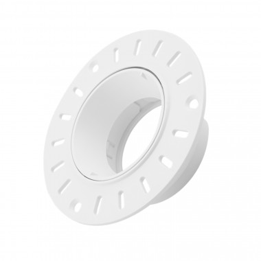 Aro Downlight Circular Basculante Integración Escayola/Pladur para Bombilla LED GU10 / GU5.3 Corte Ø70 mm Suefix