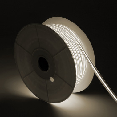 Bobina Tira LED Regulable 220V COB Autorectificada 320 LED/m 720 lm/m Ancho 12 mm 50 Metros IP65 Corte 50 cm