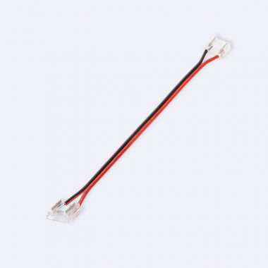 Conector Tira LED 12/24V DC COB IP20 Ancho 8mm Doble con Cable
