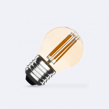Bombilla Filamento LED E27 4W 470 lm Regulable G45 Gold