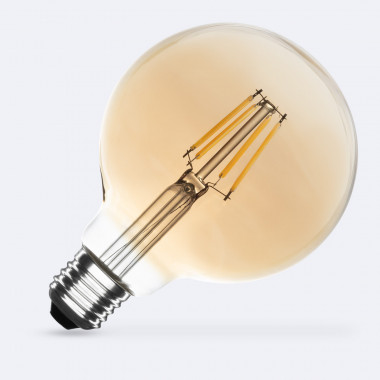 Lâmpada Filamento LED E27 6W 720 lm Regulável G95 Gold