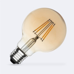 Bombilla Filamento LED E27 6W 720 lm Regulable G80 Gold