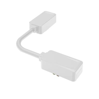 Conector Latiguillo Esquina para Carril Magnético 25mm SuperSlim Encastrável/Suspensão