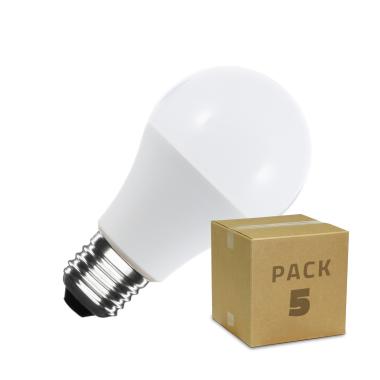 Pack 5 Bombillas LED E27 6W 470 lm A60