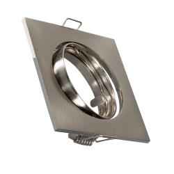 Product Aro Downlight Cuadrado Basculante para Bombilla LED GU10 / GU5.3 Corte Ø 72 mm