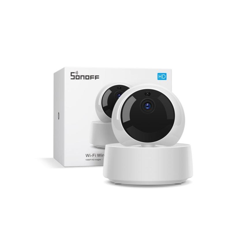 Câmara de vigilância por vídeo WiFi 1080P 360 graus SONOFF GK-200MP2-B V2