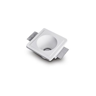 Aro Downlight Integración Escayola/Pladur para Bombilla LED GU10 / GU5.3  Corte 153x153 mm UGR17