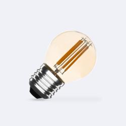 Product Bombilla Filamento LED E27 4W 400 lm Regulable G45 Gold