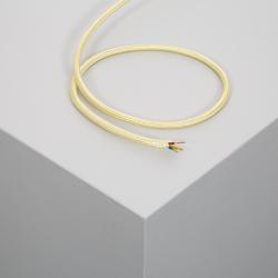 Product Cable Textil Eléctrico Dorado