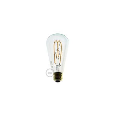 Lâmpada Filamento LED E27 5W 280 lm ST64 Regulável Edison Creative-Cables DL700143