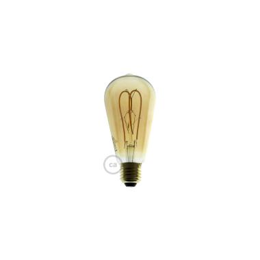 Lâmpada Filamento LED E27 5W 250 lm ST64 Regulável Creative-Cables DL700144