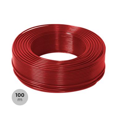 Rolo 100m Cabo 6mm² PV ZZ-F Vermelho