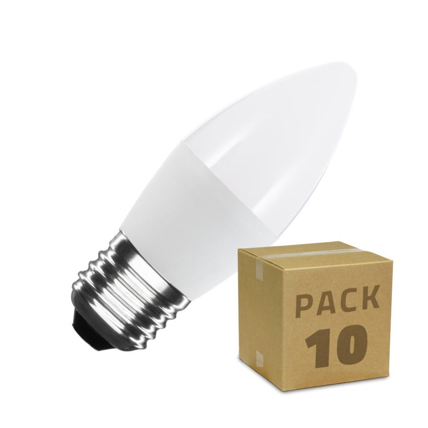 Produto de Pack 10 Lâmpadas LED E27 5W 400 lm C37