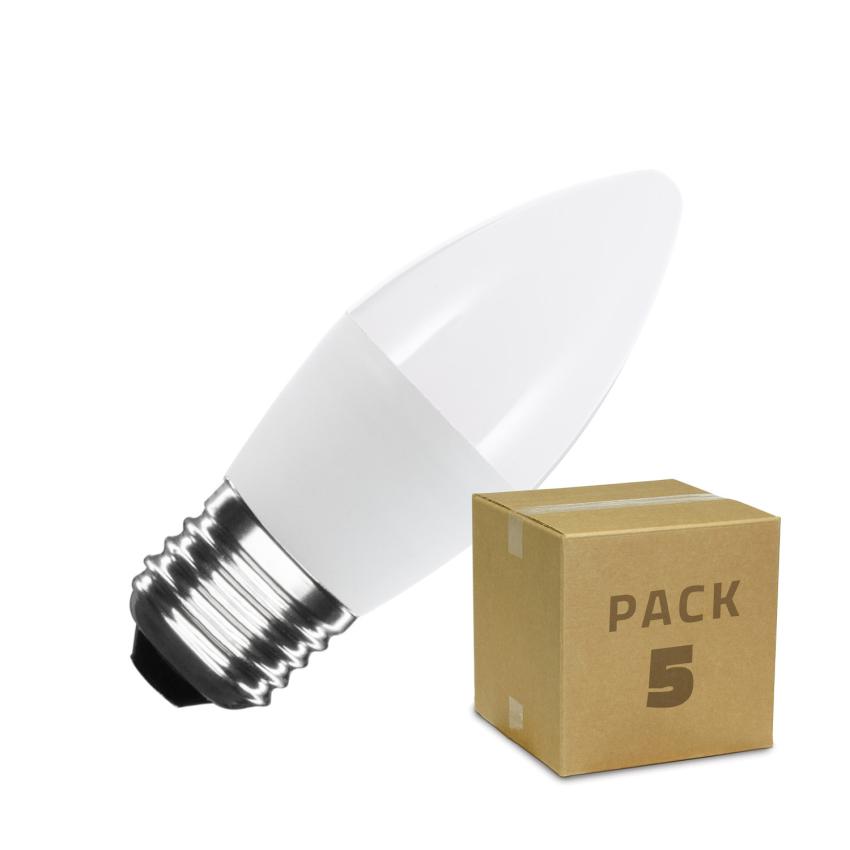 Produto de Pack 5 Lâmpadas LED E27 5W 400 lm C37