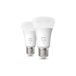 Product Pack 2 Lâmpadas  Inteligentes LED E27 9W 800 lm A60 PHILIPS Hue White 