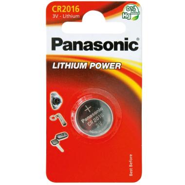 Bateria 1 Pilha de Lítio 3V  Panasonic CR-2016EL/1B