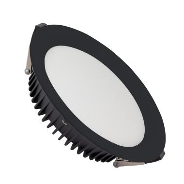 Downlight LED 24W SAMSUNG New Aero Slim 130 lm/W (UGR19) LIFUD Preto Corte Ø 200 mm