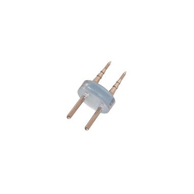 Conector 2 Pin Manguera LED Redonda 220V AC IP65 Corte 100 cm