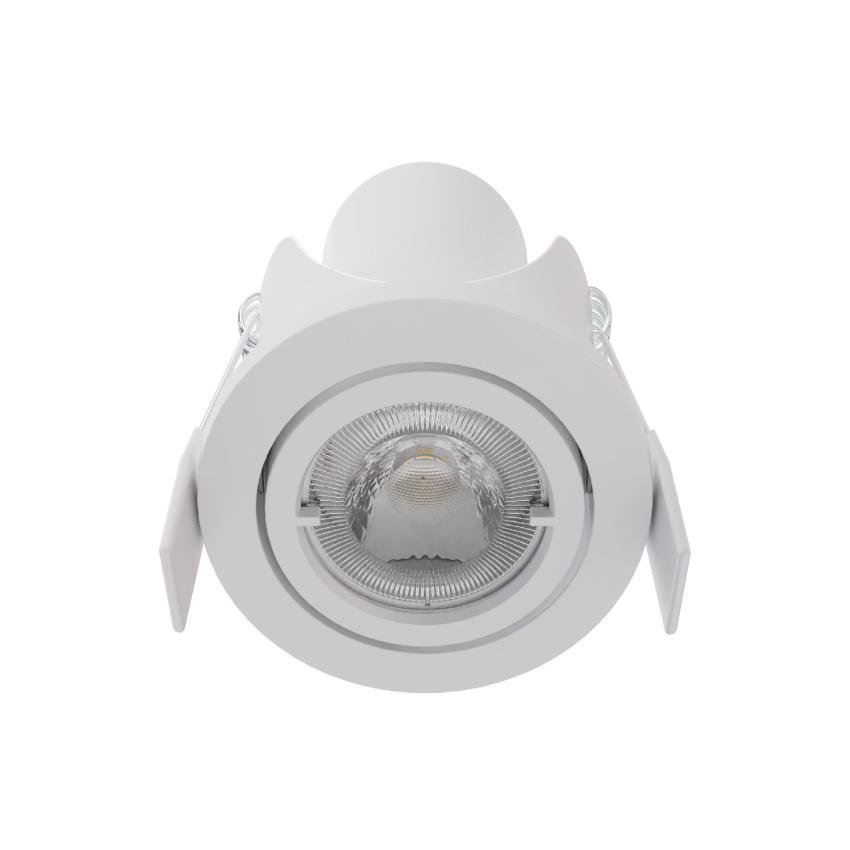 Producto de Foco Downlight LED 6.5W Direccionable Circular Blanco Corte Ø68 mm  