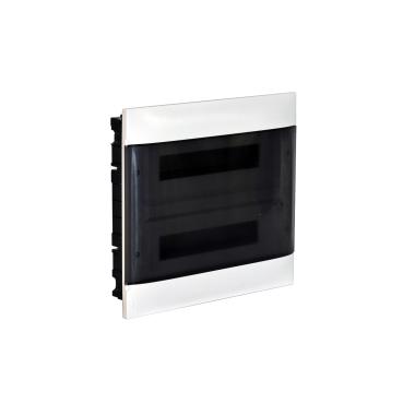 Caixa de Encastrar Practibox S para Divisórias Pré-fabricadas Porta Transparente 2x12 Módulos LEGRAND 135072
