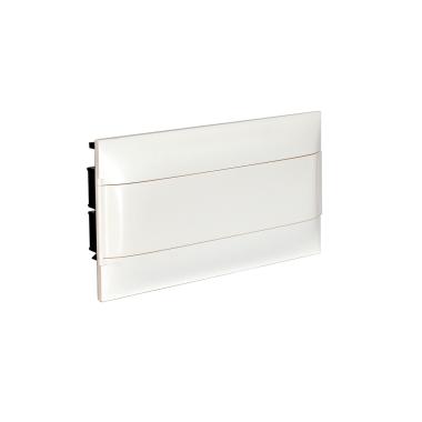 Caixa de Encastrar Practibox S para Divisórias Pré-fabricadas Porta Transparente 1x18 Módulos LEGRAND 137076