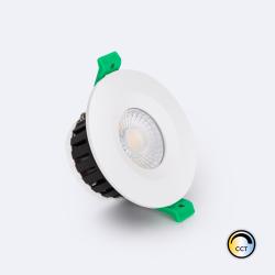 Product Downlight LED à Prova de Fogo Circular 4CCT (Quente-Neutro) Regulável IP65 Corte Ø65 mm