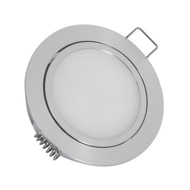 Downlight LED 3W 12V DC Circular Mueble Corte Ø 67 mm Direccionable