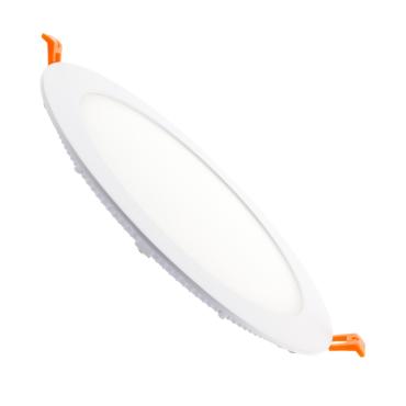 ONSSI Piastra LED Rotonda SuperSlim 20W - 2000 Lm, 6000K (Luce Fredda), Diametro 220mm, Sottile 20mm, Per Controsoffitti, Certificata CE