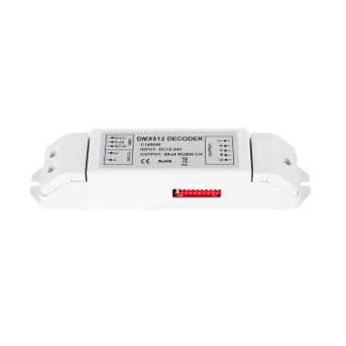 Controlador RGBW DMX512 Decoder 4 Canales