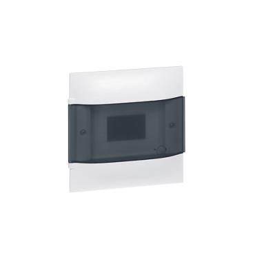 Caixa de Encastrar Practibox S para Divisórias Convencionais Porta Transparente 1x12 Módulos LEGRAND 135051 Branco