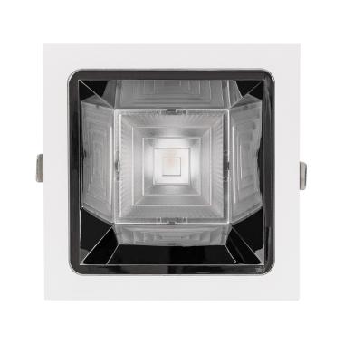 Produto de Foco Downlight LED 20W Quadrado (UGR15) LuxPremium CRI90 LIFUD Corte 125x125 mm