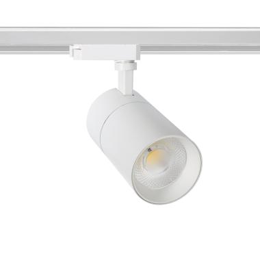 Foco LED New Mallet Branco 20W Regulável No Flicker para Carril Monofásico 
