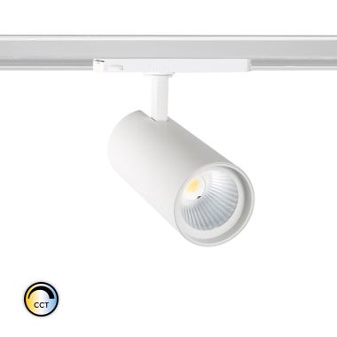 Foco LED d'Angelo Branco 40W CCT LIFUD para Carril Trifásico