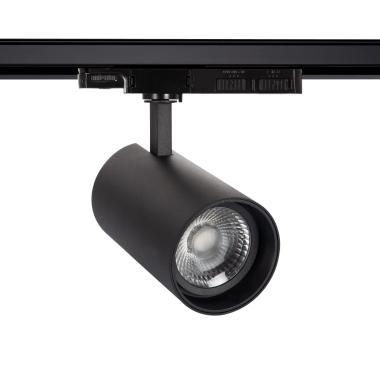 Foco Carril LED Trifásico CCT 30-35-40W Lumo Preto No Flicker CRI90